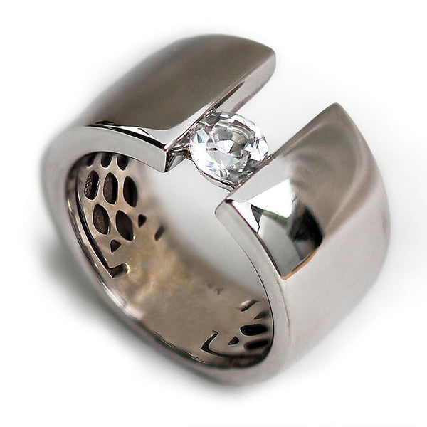 engagement white Topaz 