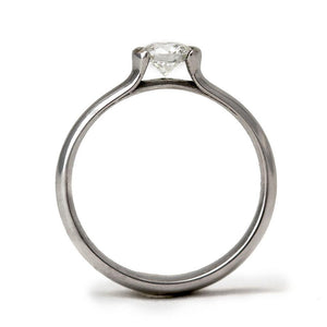 more color center Diamond engagement ring