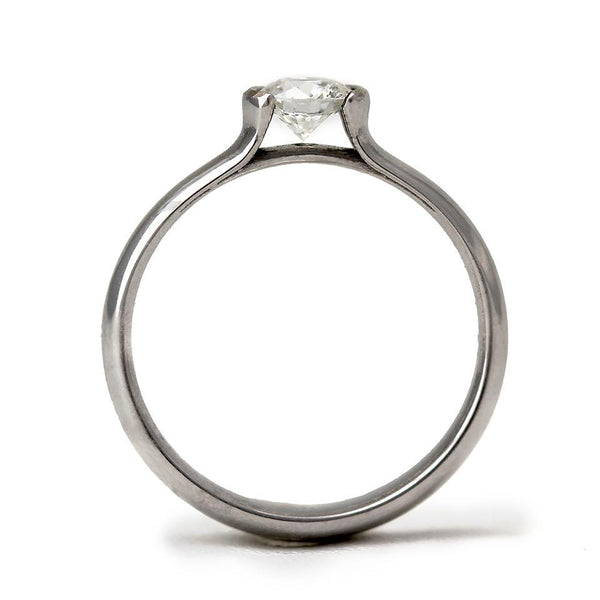 more color center Diamond engagement ring