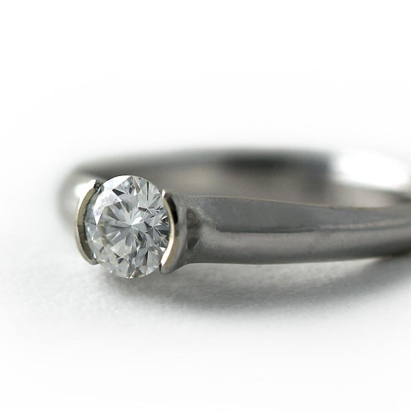 more color center Diamond engagement ring