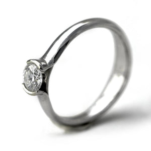 more color center Diamond engagement ring