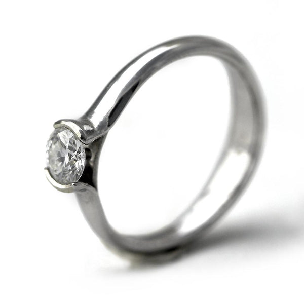 more color center Diamond engagement ring