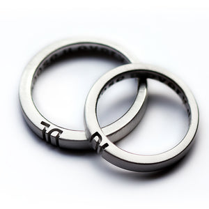 Personalized Initials Couple Rings