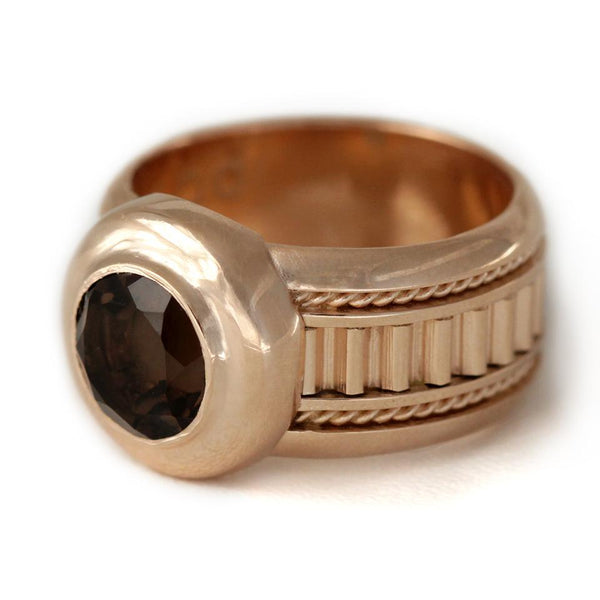 rose gold Solitaire misti ring for women