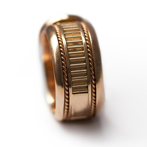 rose gold Solitaire misti ring for women