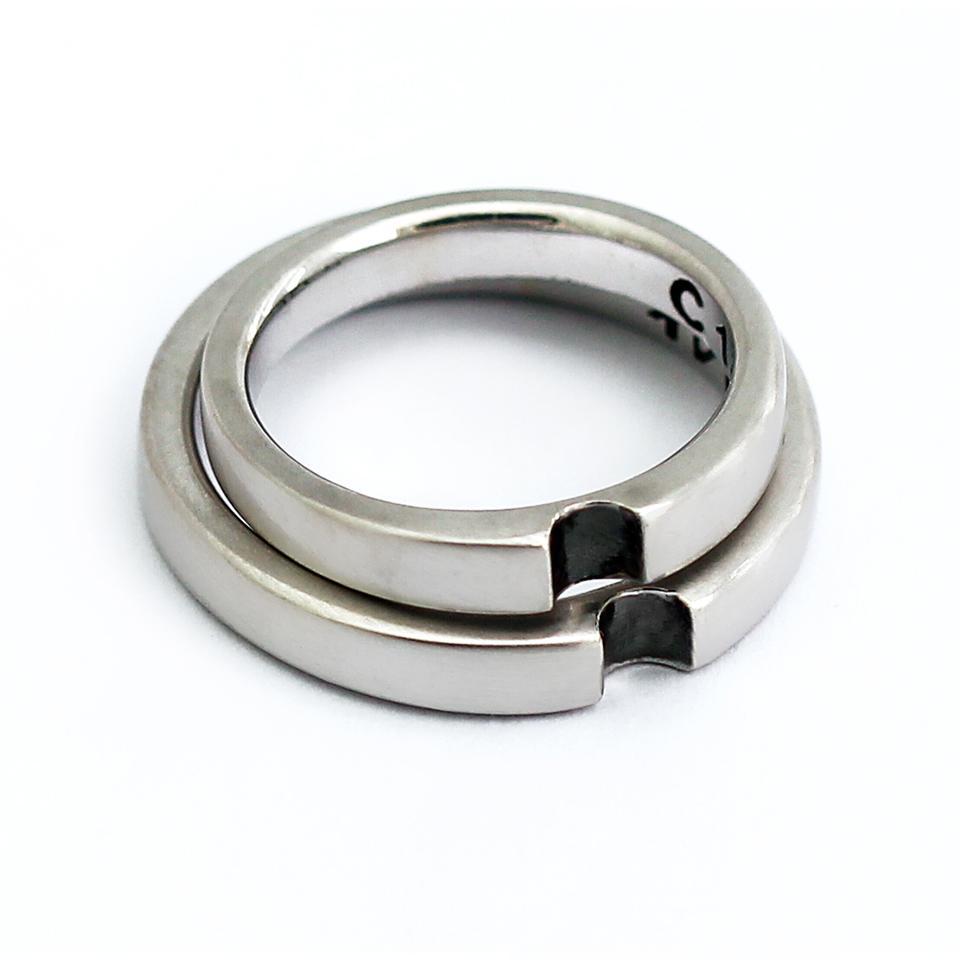 Perfect Circle Infinity Wedding Rings