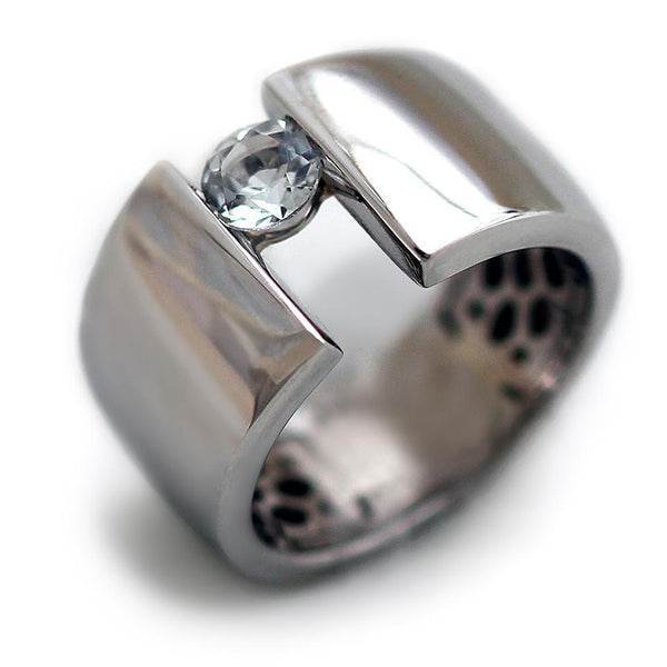 engagement white Topaz 