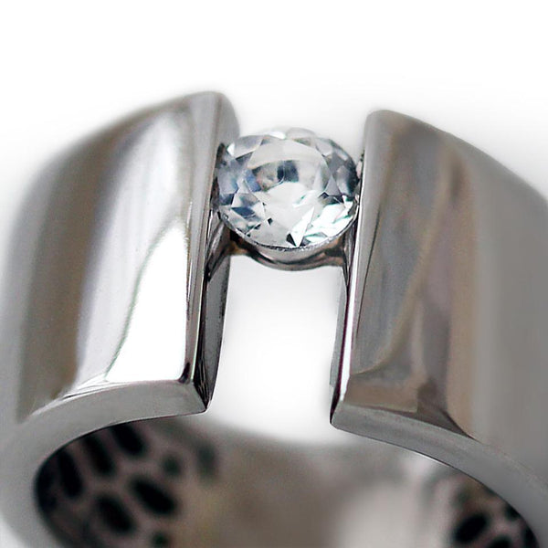 engagement white Topaz 