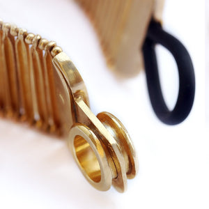 ethnic Egyptian spirit gold flexi feel bracelet