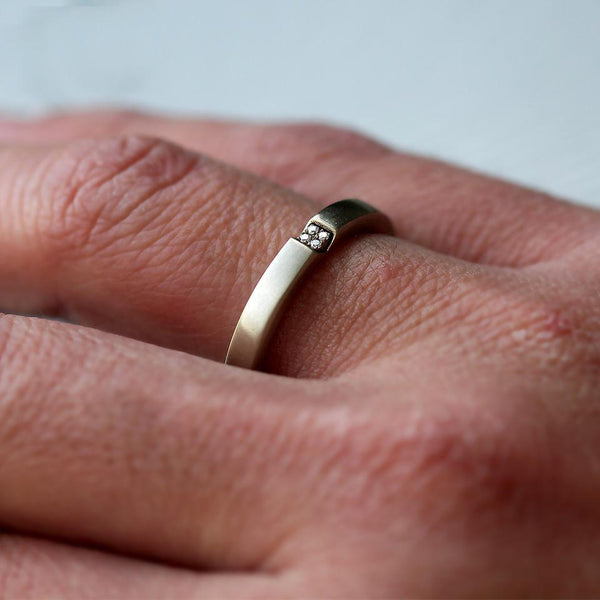 Diamond engagement ring set