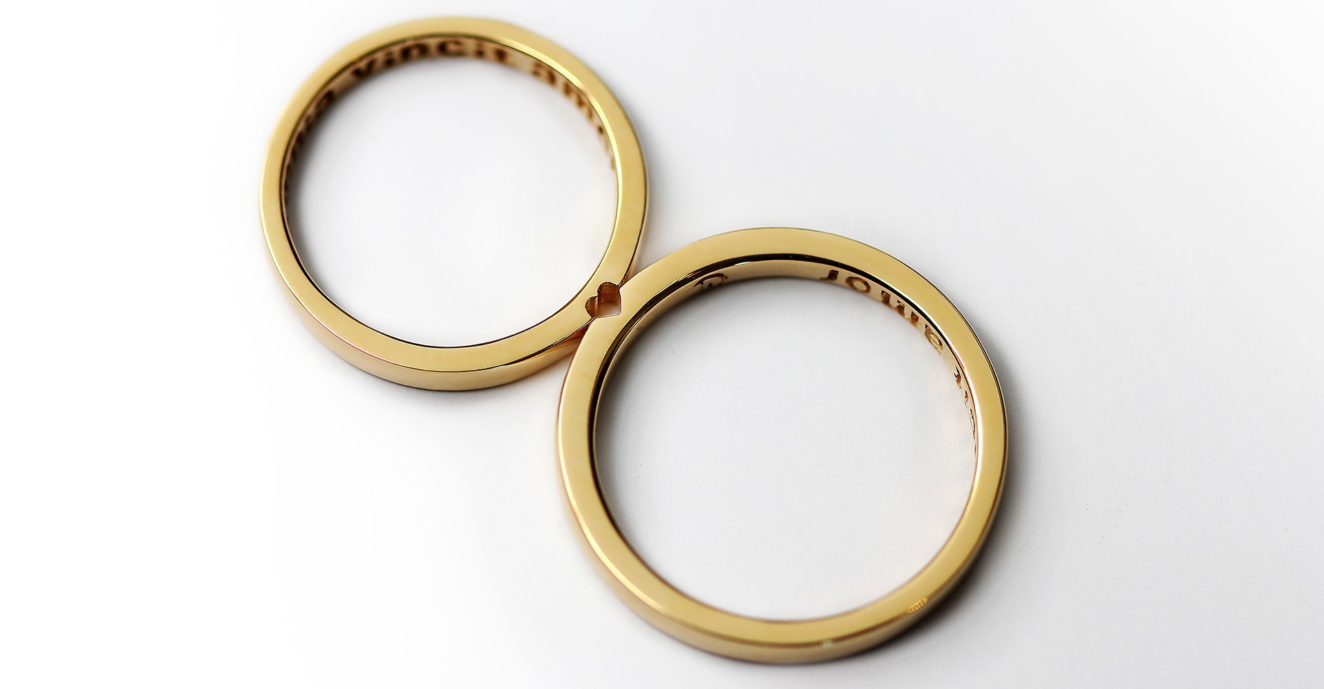 Couple wedding ring set