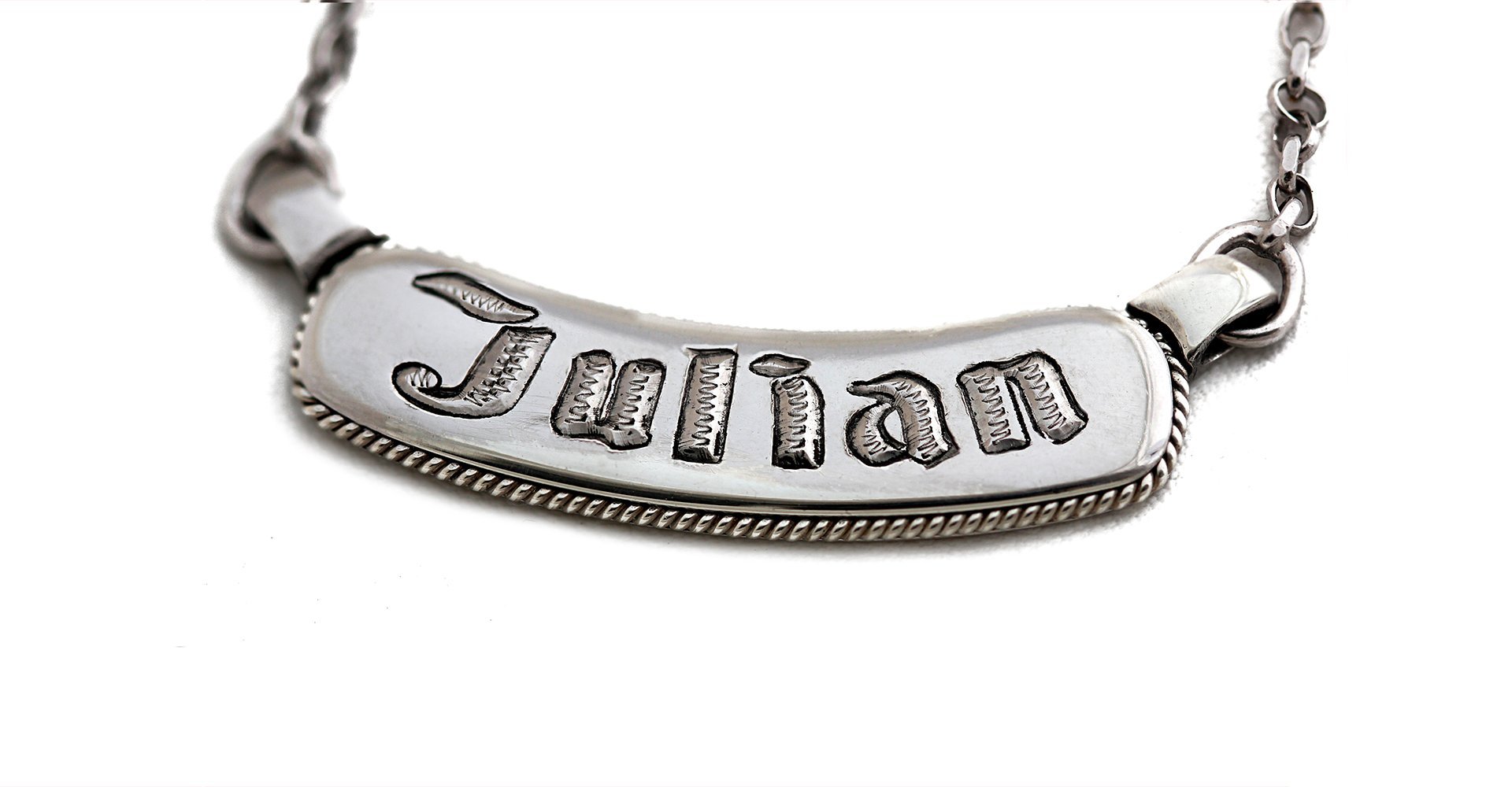 Bhumi Name Pendant Silver 925 Silver Bhumi Men Chain 51cm MC-132