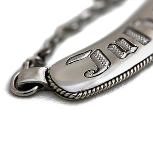 birthday name necklace gift for women with filigree decoration 