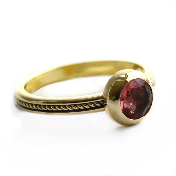 natural pink Tourmaline gemstone