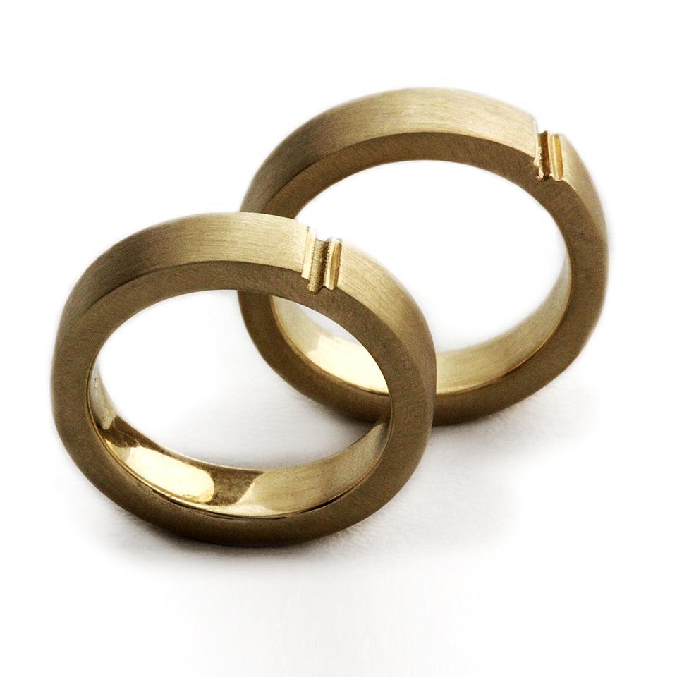 Matching cross wedding bands hotsell