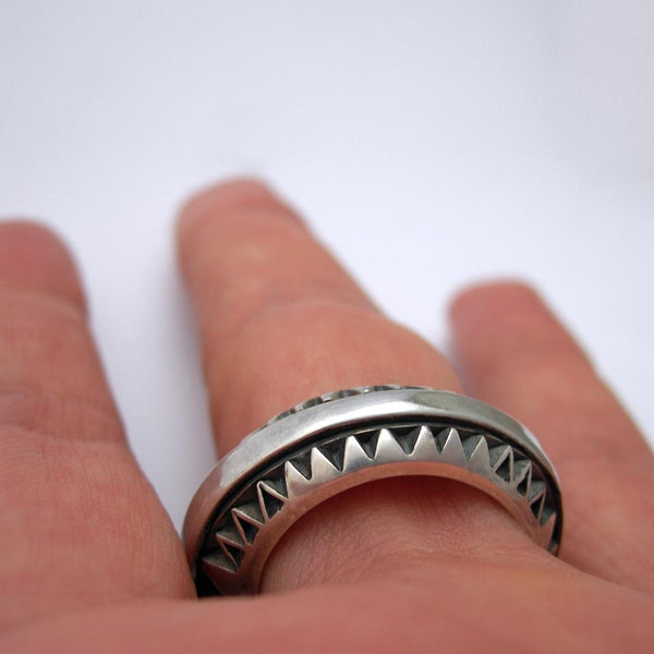 cocktail personalize Hip hop ring in sterling silver or gold