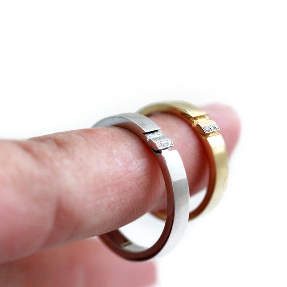 Matching engraved wedding bands discount
