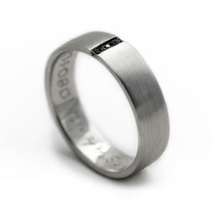 black or white diamonds Matching promise rings