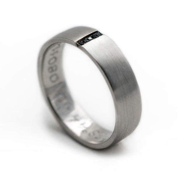 black or white diamonds Matching promise rings